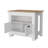 Black 2-Door Kitchen Island-2039450671