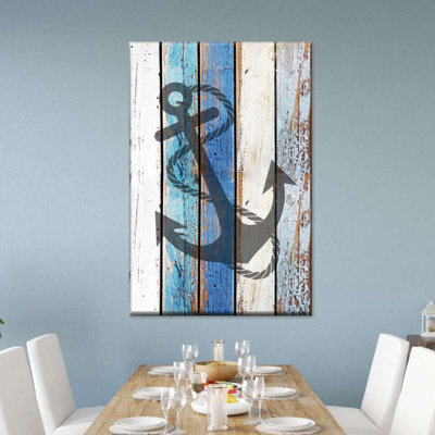 Wooden Nautical Canvas Print