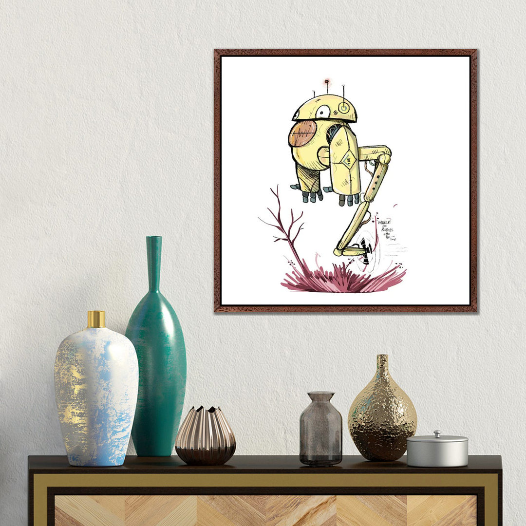 Robot IV von Annada N. Menon - Galerie- Giclée auf Leinwand