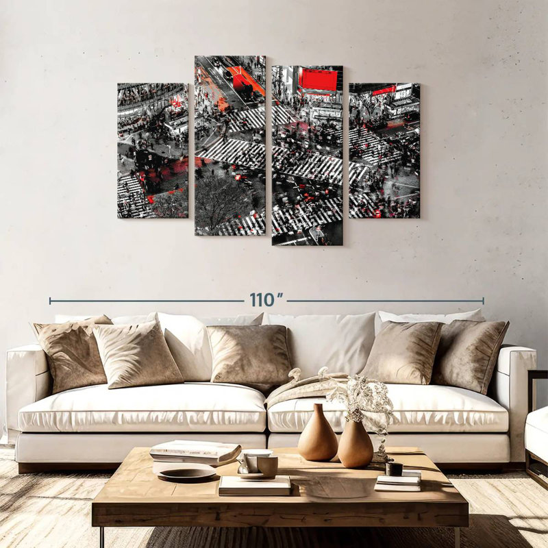 Sireci Shibuya Hustle, 48" H x 75" W