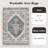 Malaika Machine-Washable Non-Slip Medallion Area Rug-2120214769-2138617561