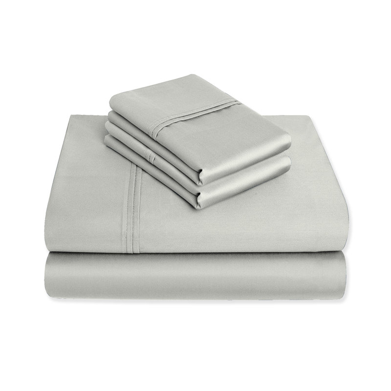 Kal 100% Cotton Sheet Set, Ivory, King