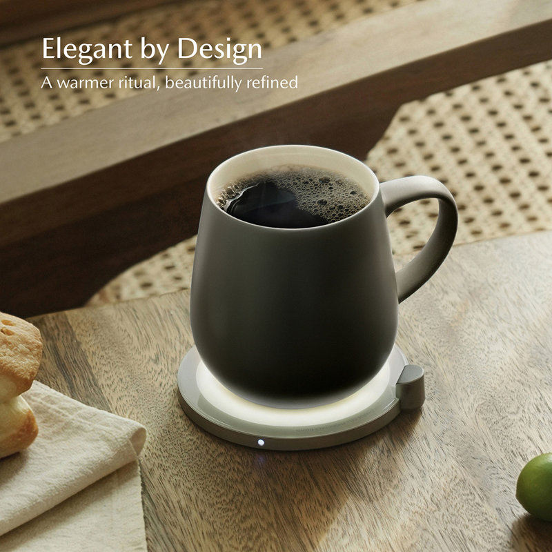 Ui Self-Heating Mug Set - Verde Green, Black
