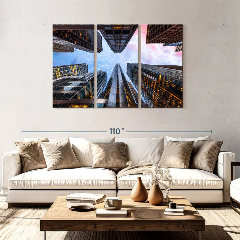 Lilie Chicago High Rises, 48" H x 74" W