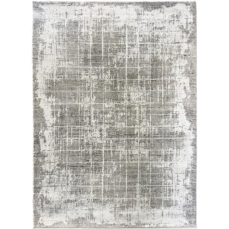 Mogensen Fallon Beige Abstract Area Rug, Rectangle 5'3" x 7'3"