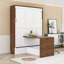Lit escamotable double avec bureau pliable-168716787