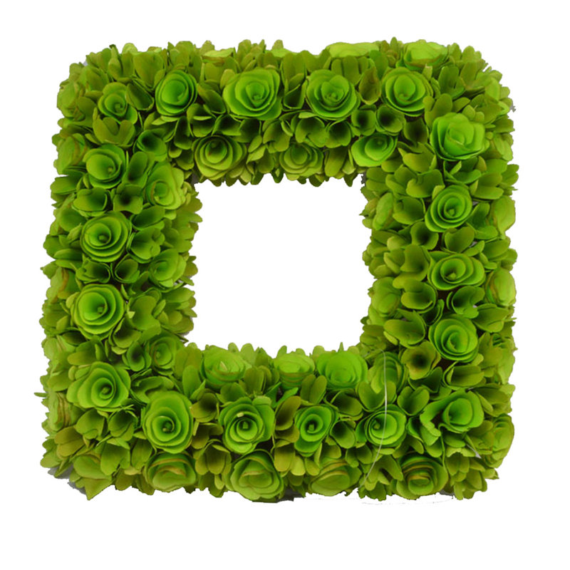 Handcrafted Preserved 18'' Wreath, Green
