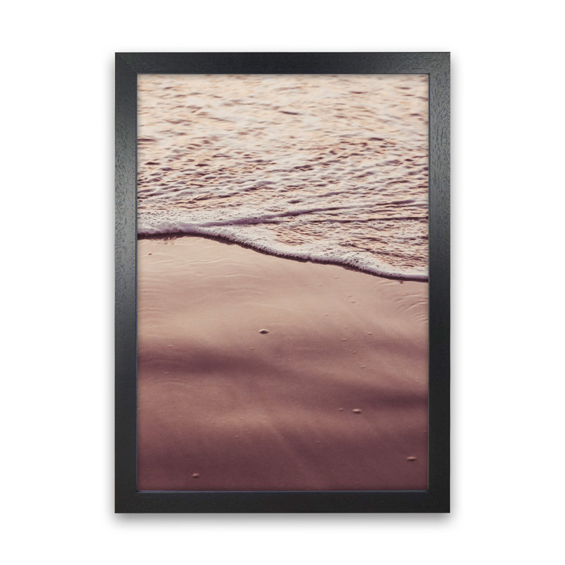 Sunset Waves by Victoria Frost - Print, Black Framed, 34cm H x 25cm W x 3cm D