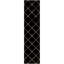 Étowah contemporain noir et doré-600093978