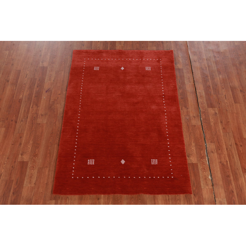 Handmade Wool Gabbeh Indian Rug 3x5