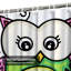 Rideau de douche enfant avec 12 crochets Animal Doodle-373553152