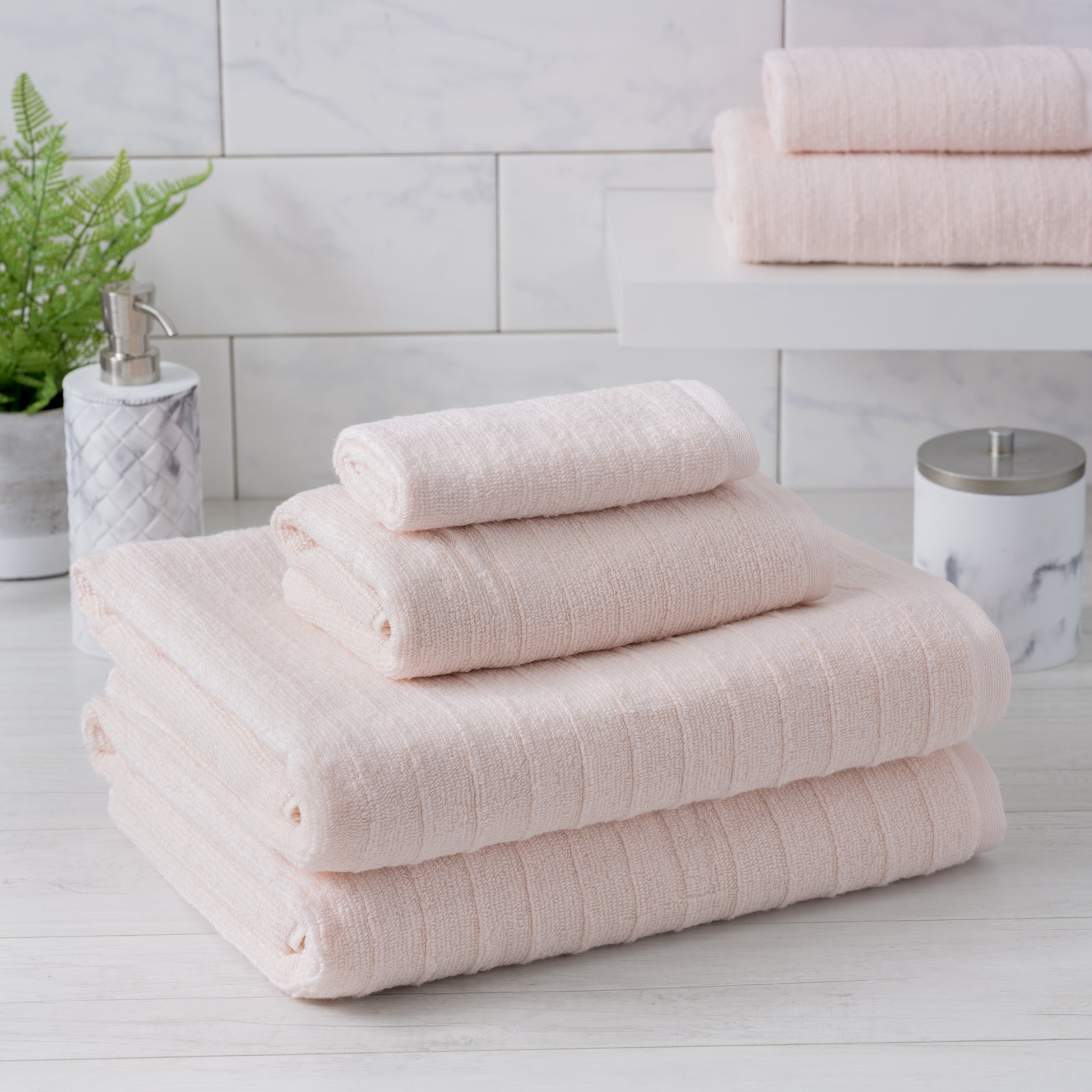 Iva Cotton Midweight Mulit-Size Set, Blush