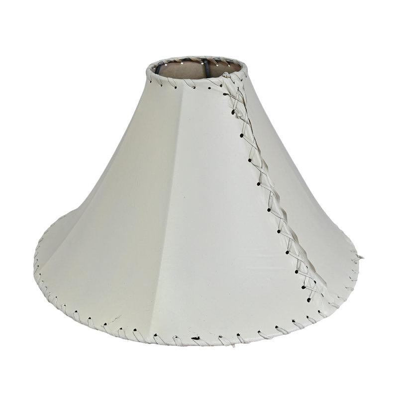 Goudie Rawhide Lampshade in Cream White