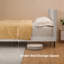 Lit plateforme à oreilles Bettyjean: structure en bois et métal + rangement sous le lit-17030457-16993222