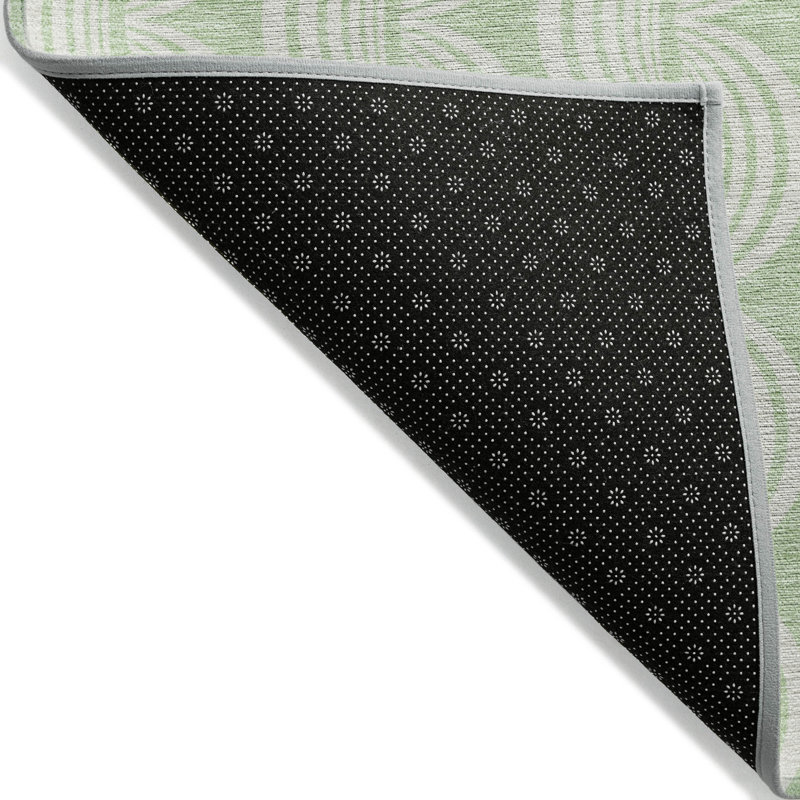 Tapis d'intérieur / extérieur vert Darya , 5' x 7'6"