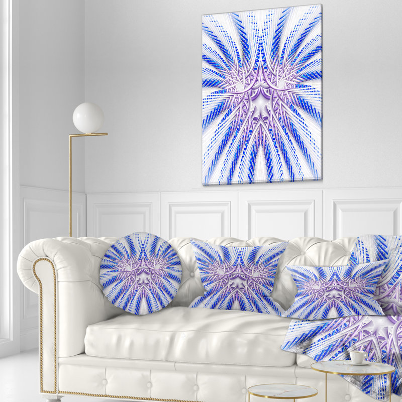 Coussin lombaire , Bleu / mauve