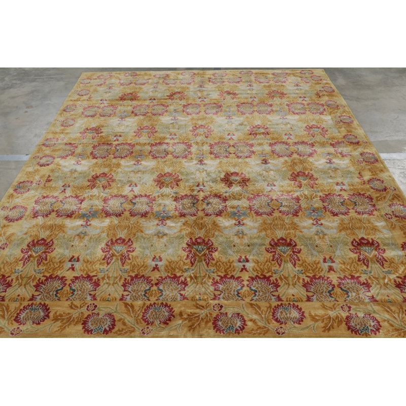 One-of-a-Kind Rectangle 8' X 10' Hand Knotted Area Rug