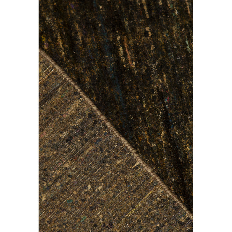 Silk Area Rug in Charcoal