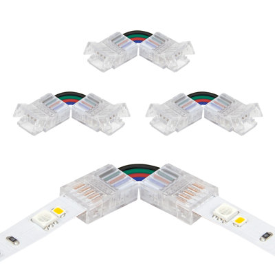 4pk - connecteur d'angle 5 broches RVBB