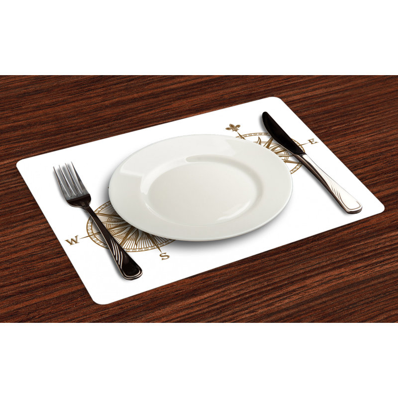 Polyester Abstract Rectangle Placemat