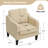 Mid-Century Accent Chairs Featuring Removable Cushions-2075942462