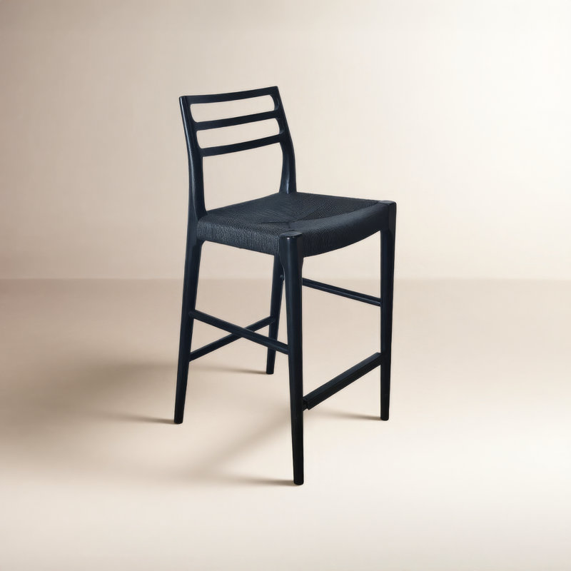 Demerick Counter Stool, Black
