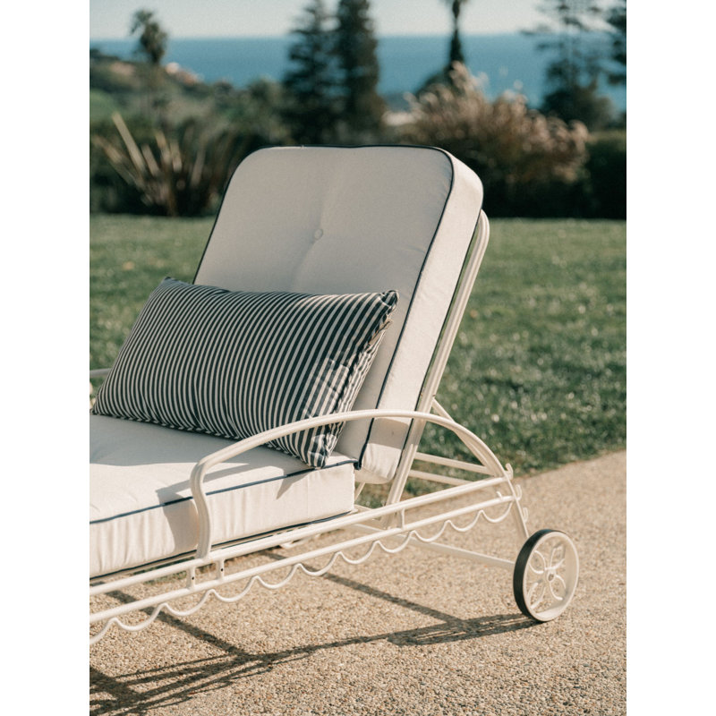 AL FRESCO SUN LOUNGER, White