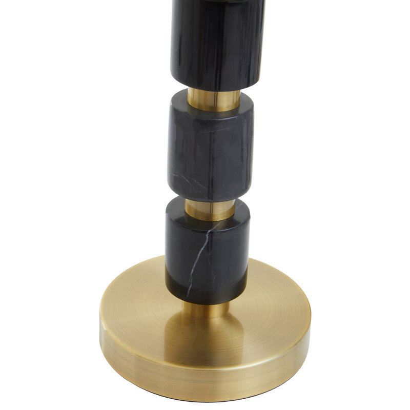 Abhijeet Table Lamp, Black/Gold