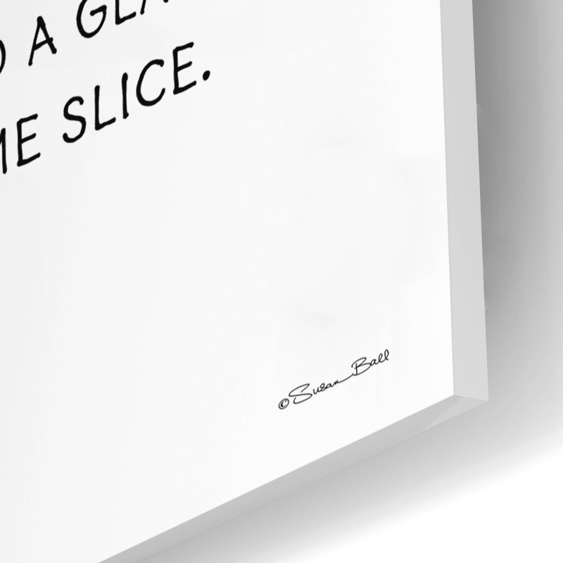  «Cosmopolitan Recipe» par Susan Ball, art mural en verre acrylique, 12 po x 16 po