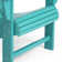 Outdoor Poly Adirondack Chair With Side Table And Coffee Table 4-Piece Set