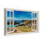 Kynance Cove Cornish Coast Window View - Wrapped Canvas Print