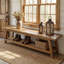 Solid Wood Storage Bench