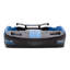 Lit simple voiture de course Delta, bleu -1382369316