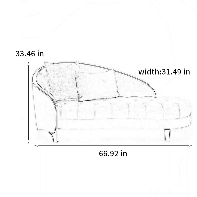 Comfortable ergonomic chair, Left Hand Facing