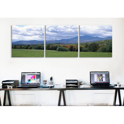 " Clouds Over A Grassland, Mt Mansfield, Vermont, USA " by Panoramic Images