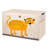 3 Sprouts  - Toy Chest Storage Box for Kids Playroom, Leopard