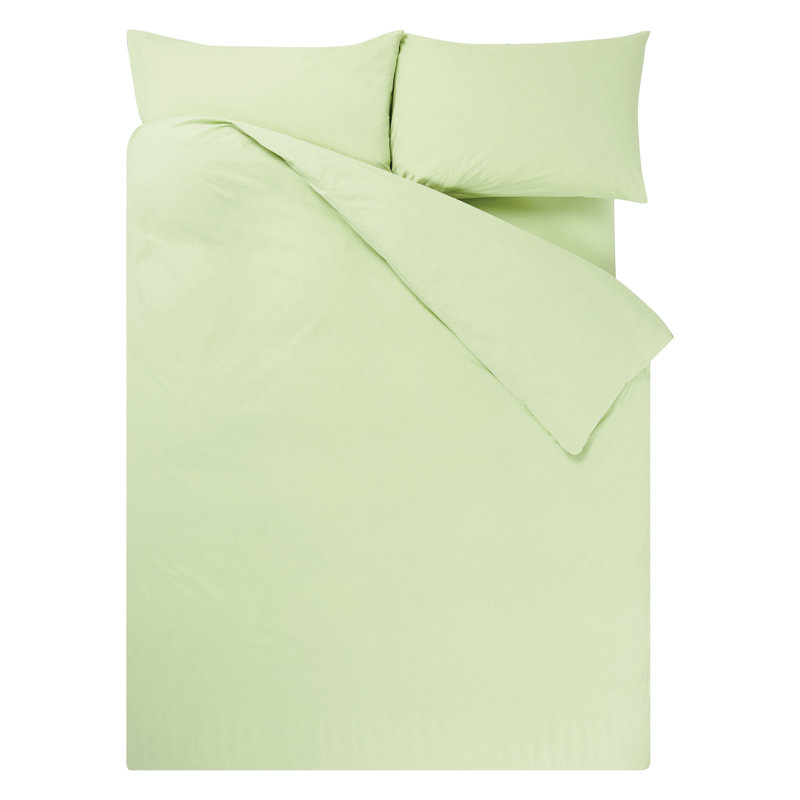 Designers Guild Loweswater Willow Green 300 Thread Count Bedset, Single Bed (135 x 200 cm)
