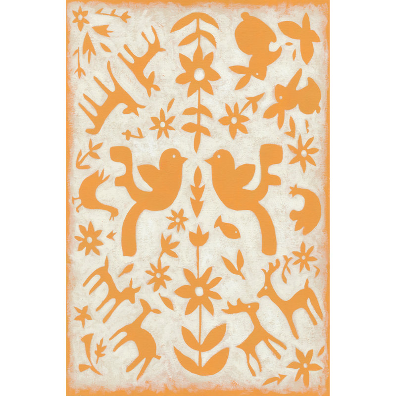 Spring Otomi IV by Chariklia Zarris - Wrapped Canvas Print, 76cm H x 51cm W x 3.8cm D