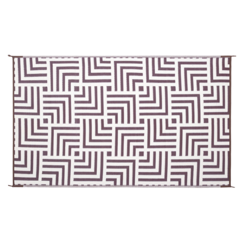 Tapis de porte d'extérieur Panama, Marron, l 60 po x L 96 po