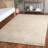 Ebony Hand Tufted Wool Cotton Rug in Ivory/Gold-343541393