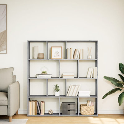 Atyana 141.5cm H x 132cm W Book Cabinet Bookcase