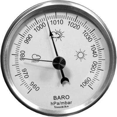 30 cm Solar Powered Wireless Outdoor Clock Weather Station