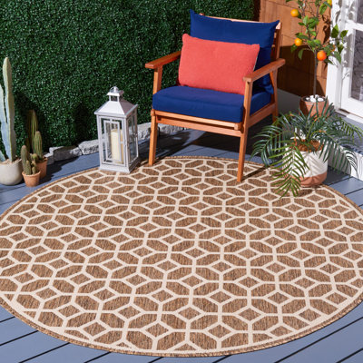Gaitani Performance Geometric Indoor/Outdoor Area Rug