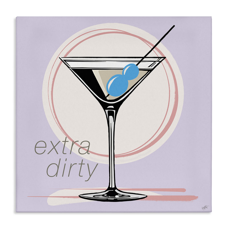 «Extra Dirty Martini» par Elizabeth Medley, H 24 po x l 24 po