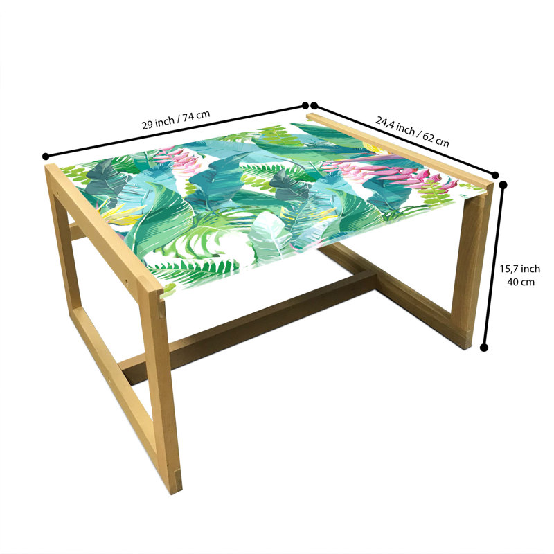 Janaid Sled Coffee Table, 62cm H x 74cm W x 40cm D