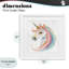«Gold Speckled Pastel Unicorn», reproduction encadrée sous verre, design by Creative Studio-1277519889-1277519894
