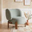 Fauteuil d'appoint rembourré à oreilles sans accoudoirs-92074230