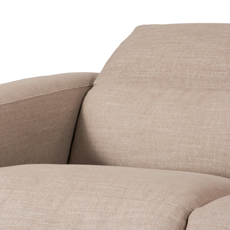 Radley Power Reclining Sofa, Crypton Nomad Taupe Polyester Blend