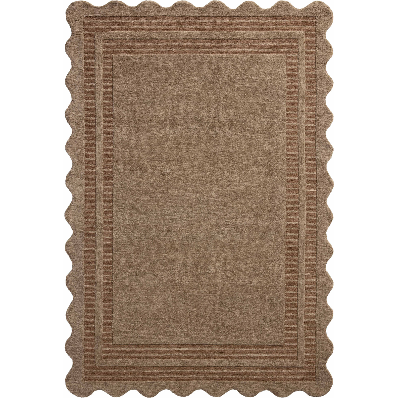 Scottie Area Rug, Rectangle 3'6" x 5'6", Mocha/Clay