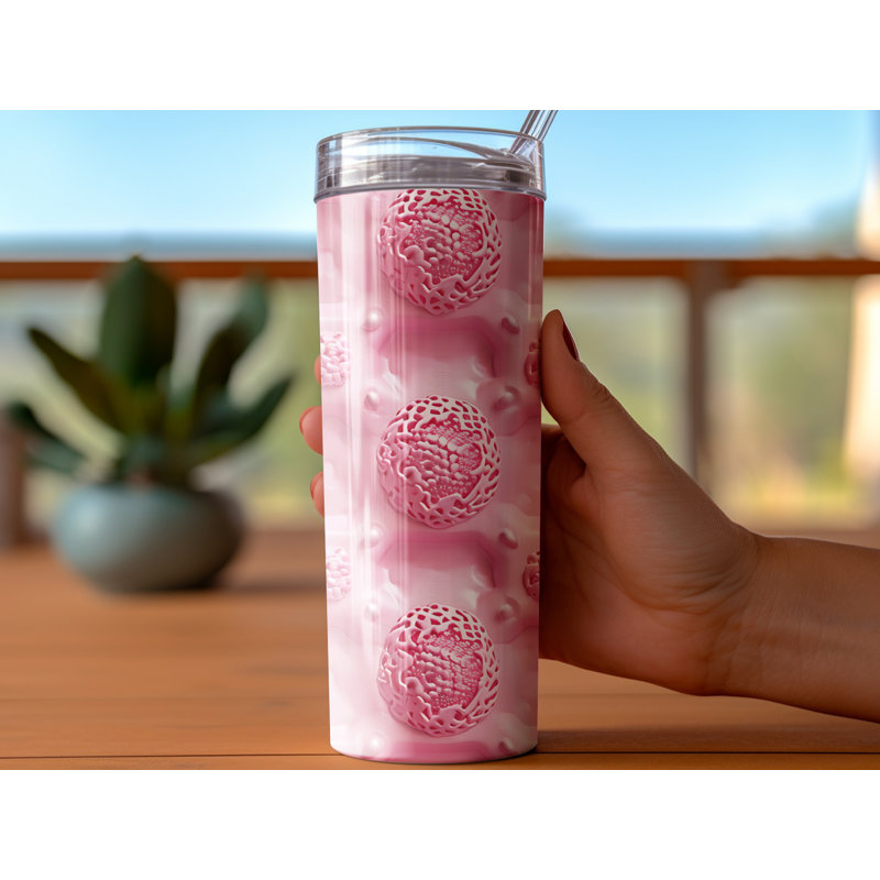 Choose Handmade Tumblers 591 mL Vacuum Insulated Stainless Steel (18/8) Travel Tumbler with Straw